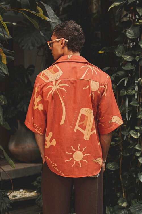 CAMISA LA INSOLADA ORANGE
