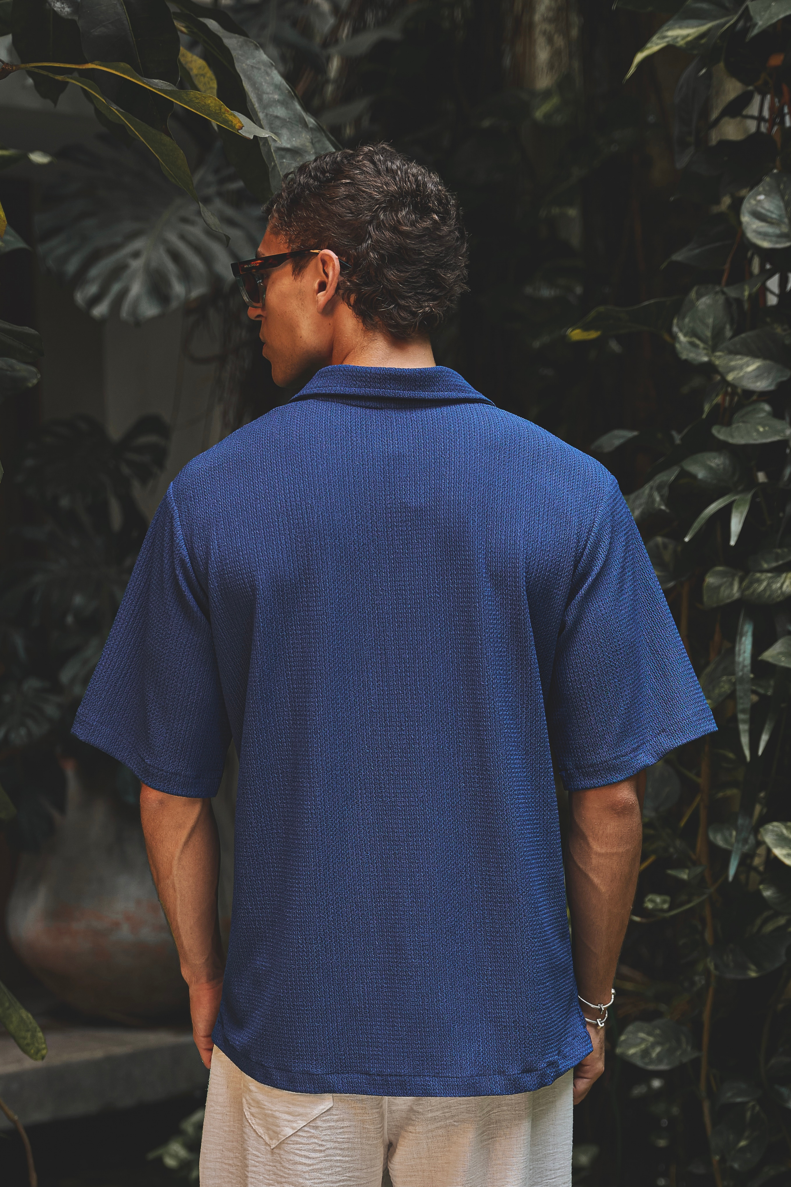 CAMISA POLO PALMAR AZUL NAUTICO