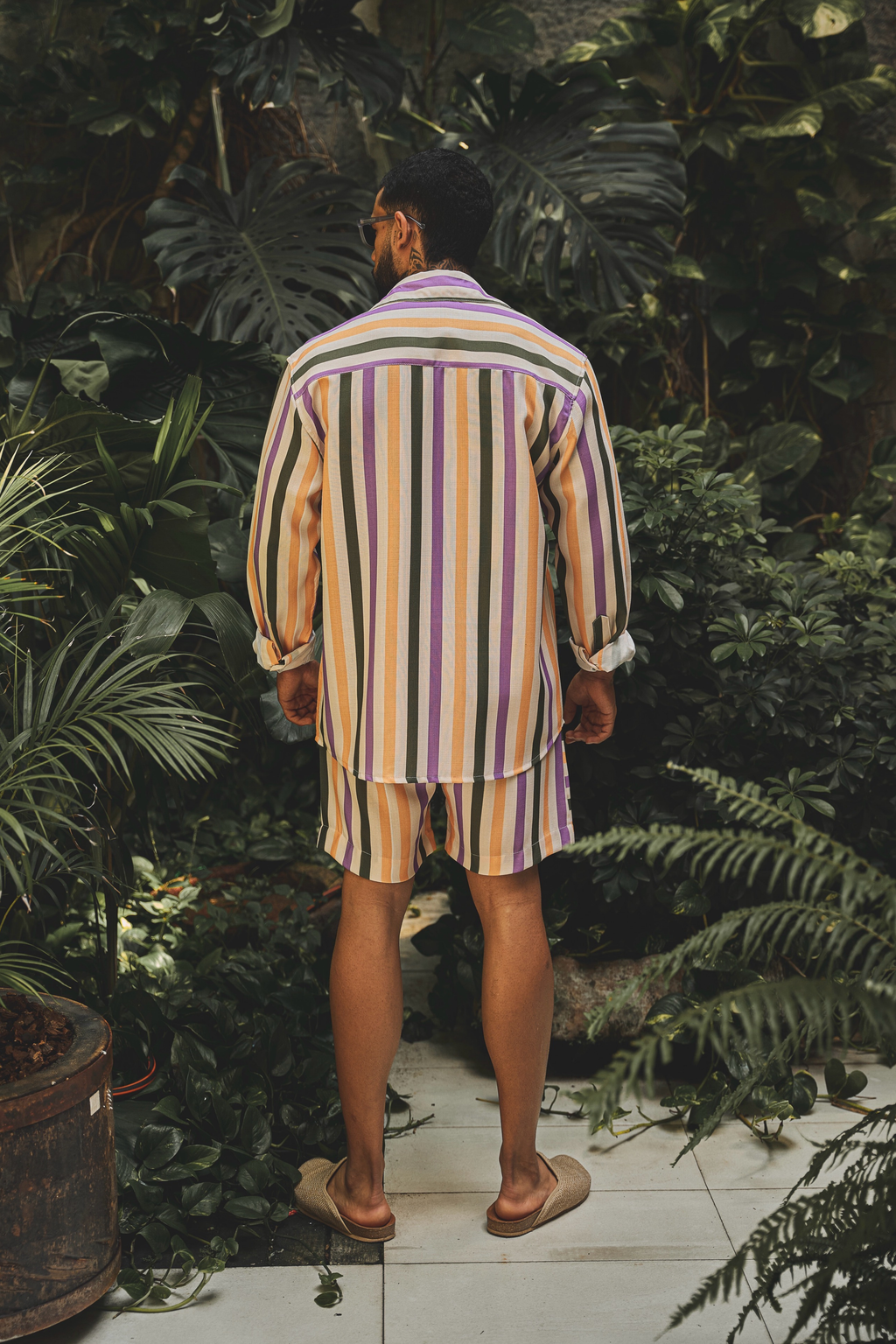 CAMISA SUNSET STRIPES