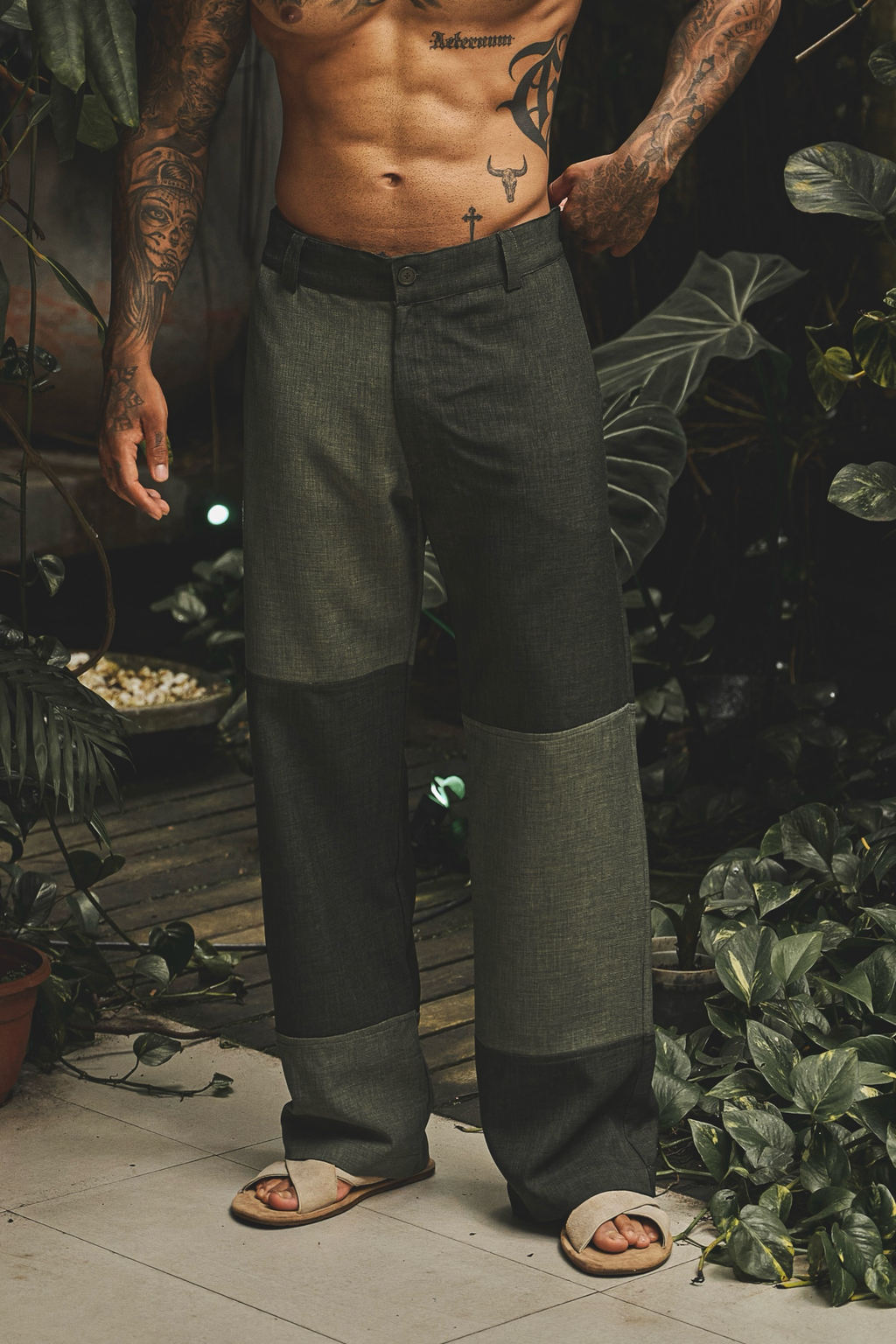 PANTALON  OASIS OLIVA