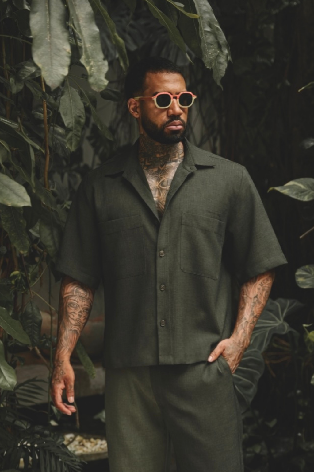 SOBRECAMISA OASIS OLIVA